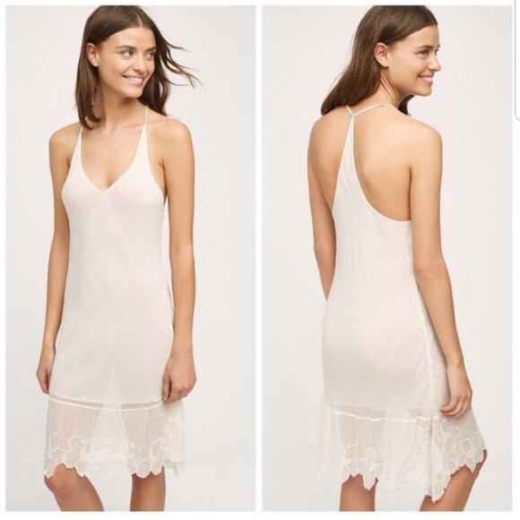 Anthropologie Other - NWOT Eloise Cerci slip embroidered chemise, Small